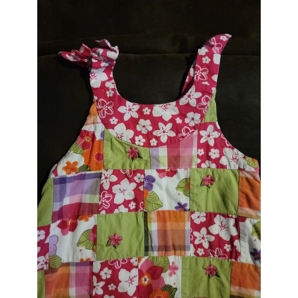 Gymboree surf adventure floral patchwork dress size 12‎ 18 months